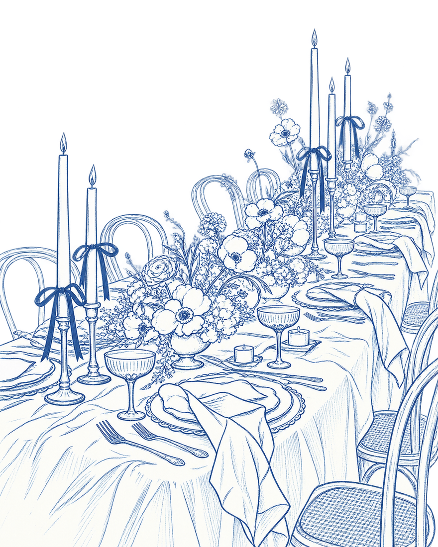 Ilustración de la cena